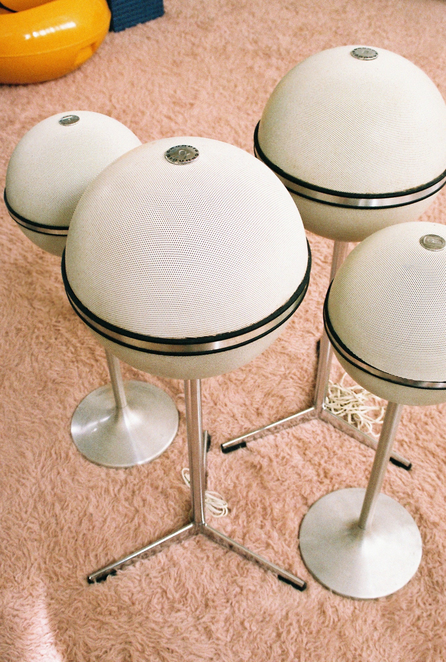 Set of 2: Audiorama 7000 Gründig Speakers (bigger ones) by Hans Gugelot for Grundig, 1970