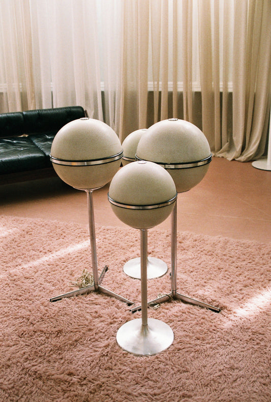 Set of 2: Audiorama 5000 Gründig Speakers (smaller ones) by Hans Gugelot for Grundig, 1970