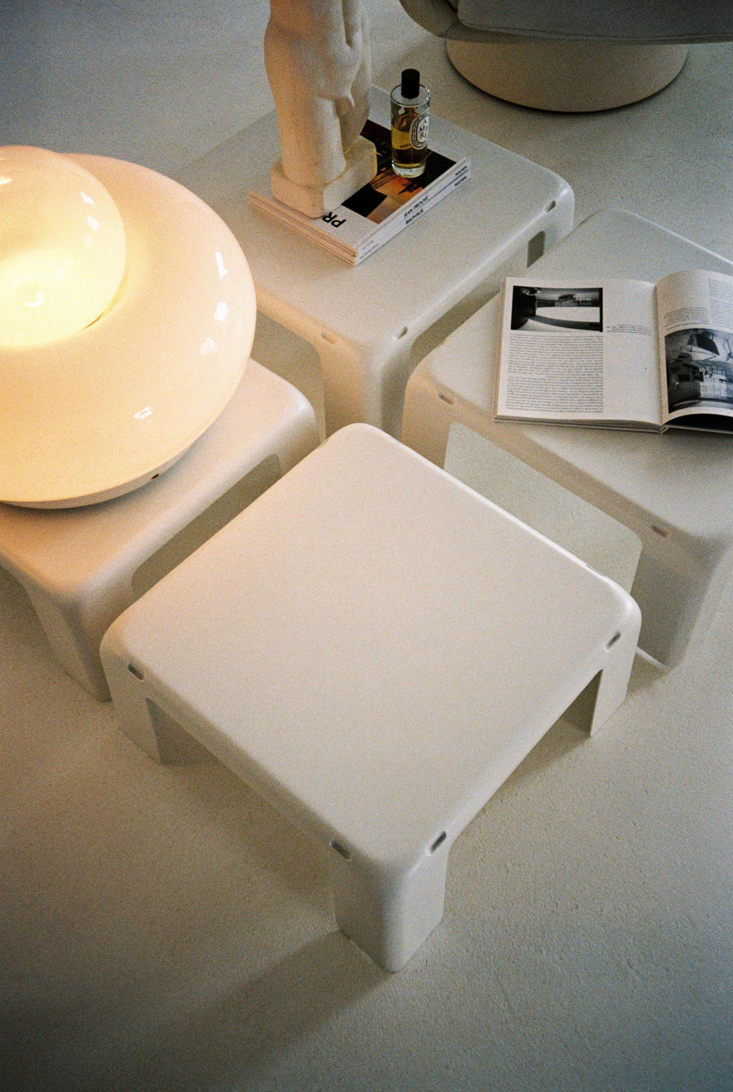 Set of 4 – Gatti Side Tables by Mario Belini for B&B Italia, 1970