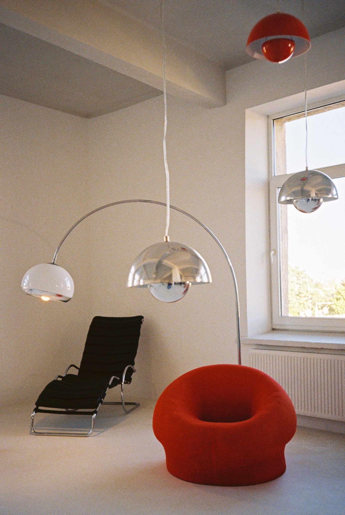 Flowerpot Hanging Lamps by Verner Panton for Louis Poulsen, 1968