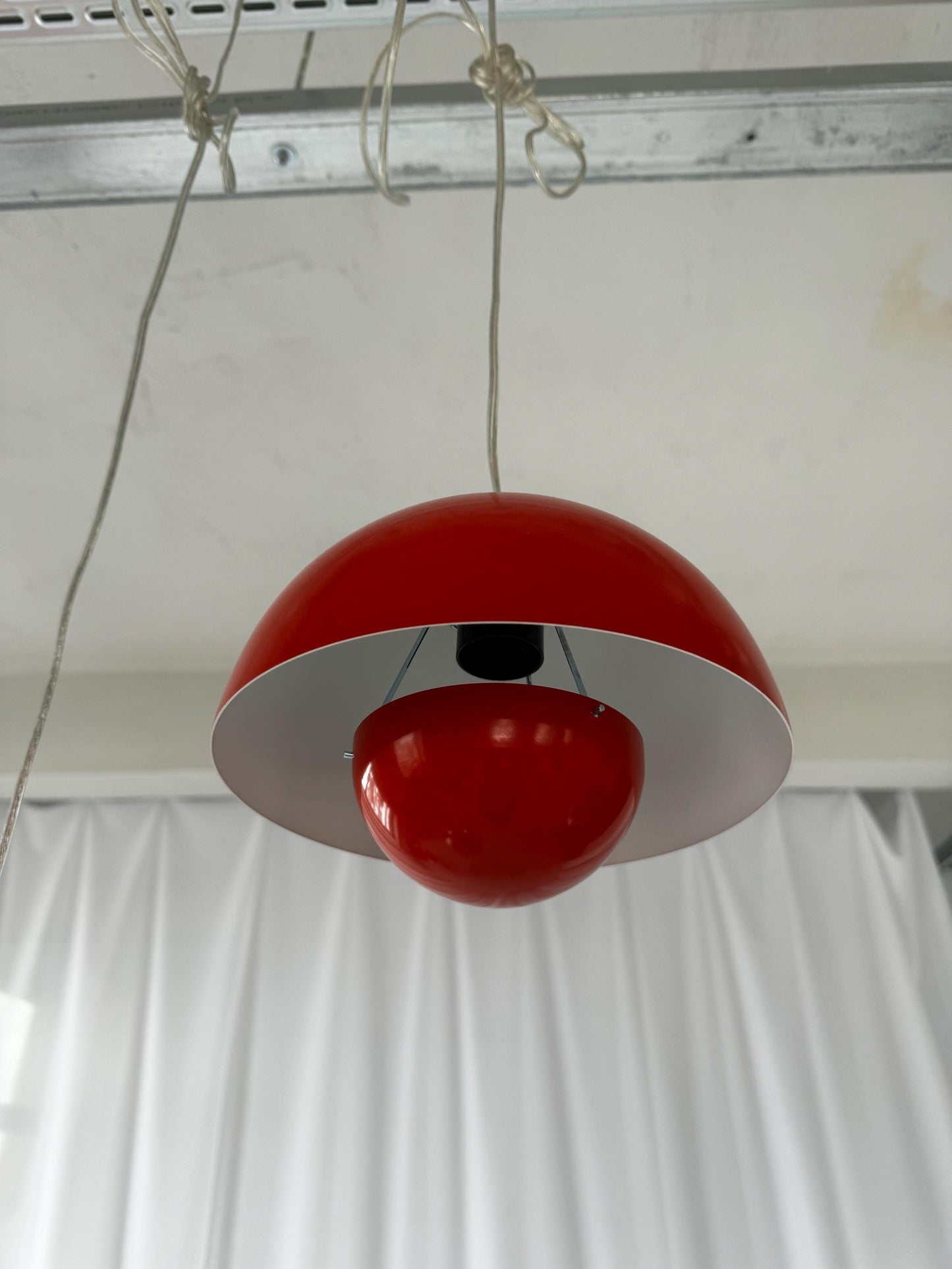 Flowerpot Hanging Lamps by Verner Panton for Louis Poulsen, 1968