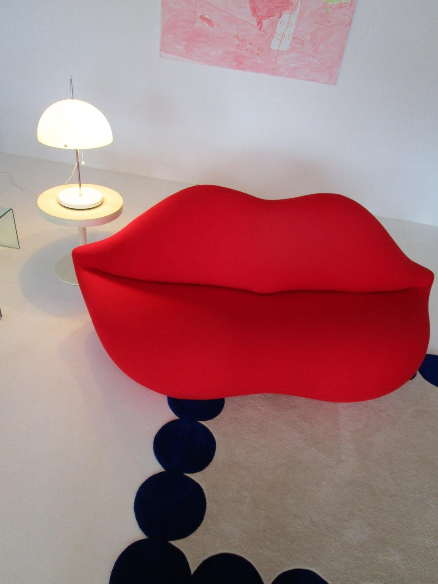 Vintage La Bocca Lips Sofa, 1989, Limited Edition 38/1000, Pop Art Design, Studio 65 for Gufram