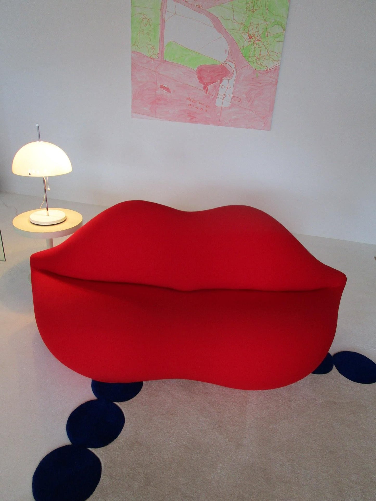 Vintage La Bocca Lips Sofa, 1989, Limited Edition 38/1000, Pop Art Design, Studio 65 for Gufram