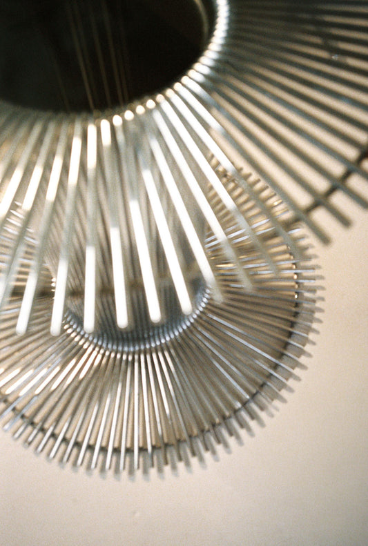 Italian Modernist Chrome Rod Dining Table, 1970s — Attributed to Gastone Rinaldi