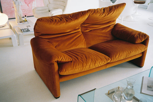 Maralunga sofa by Vico Magistretti for Cassina, 1973
