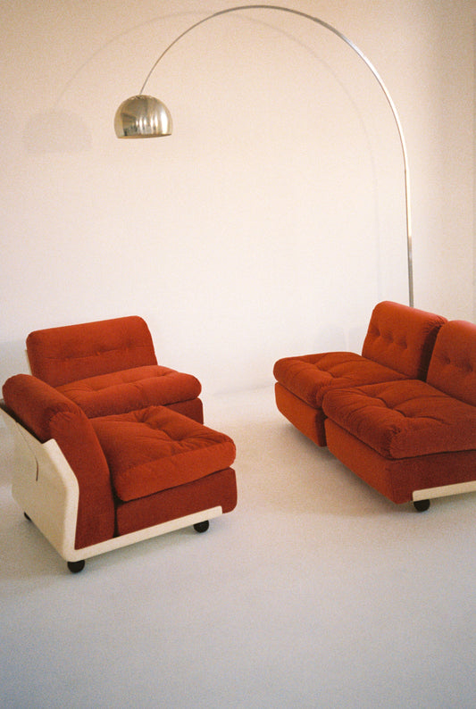 Amanta Lounge Chairs by Mario Bellini for C&B Italia, 1970