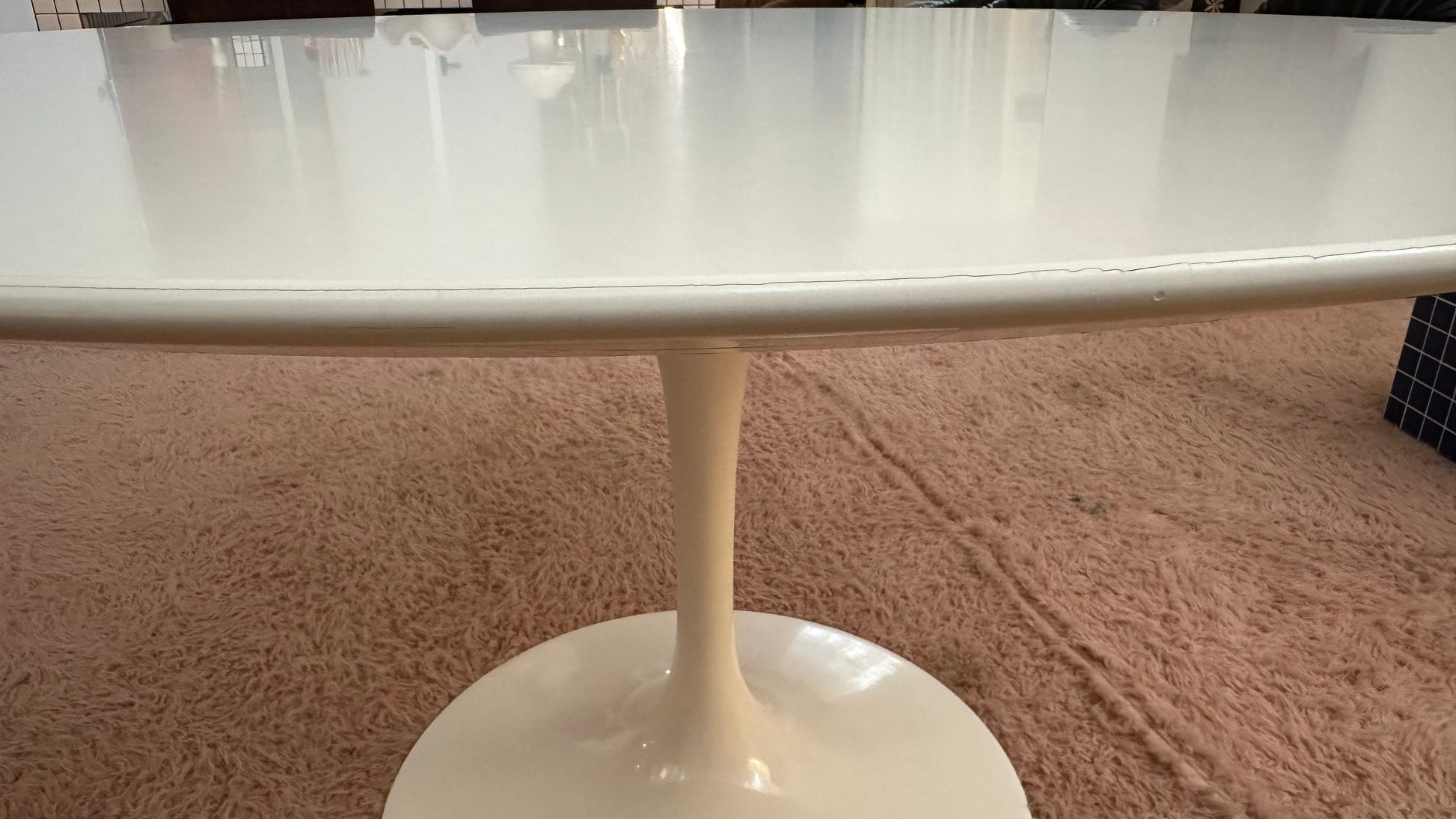 Tulip Dining Table by Eero Saarinen for Knoll, 1970s, Vintage Modernist Design Classic