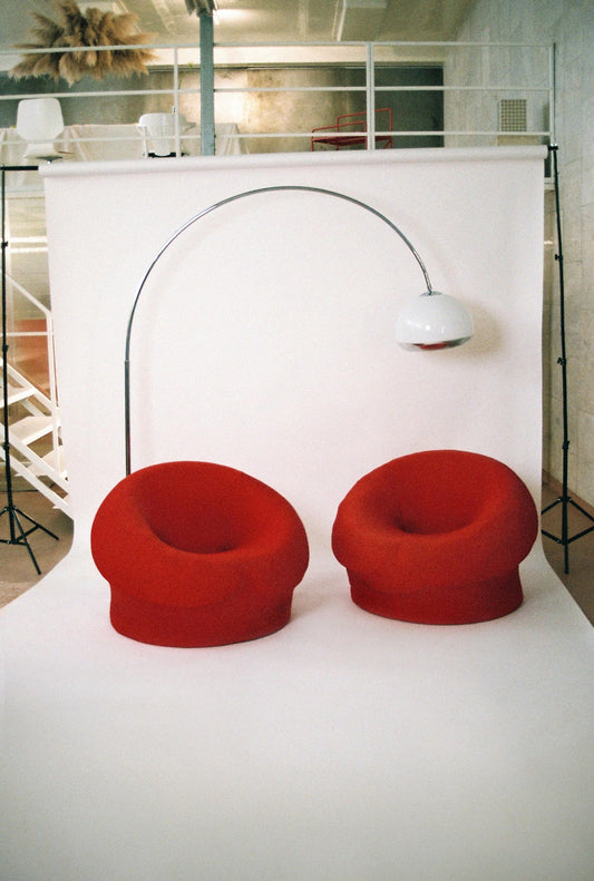 Set of 2 – UP3 Lounge Chair by Geatano Perce for B&B Italia, 1990