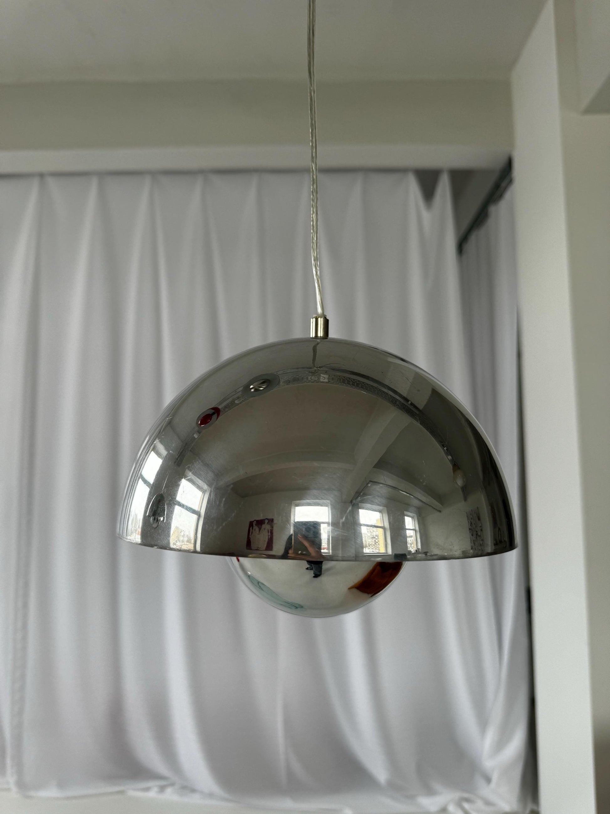 Flowerpot Hanging Lamps by Verner Panton for Louis Poulsen, 1968