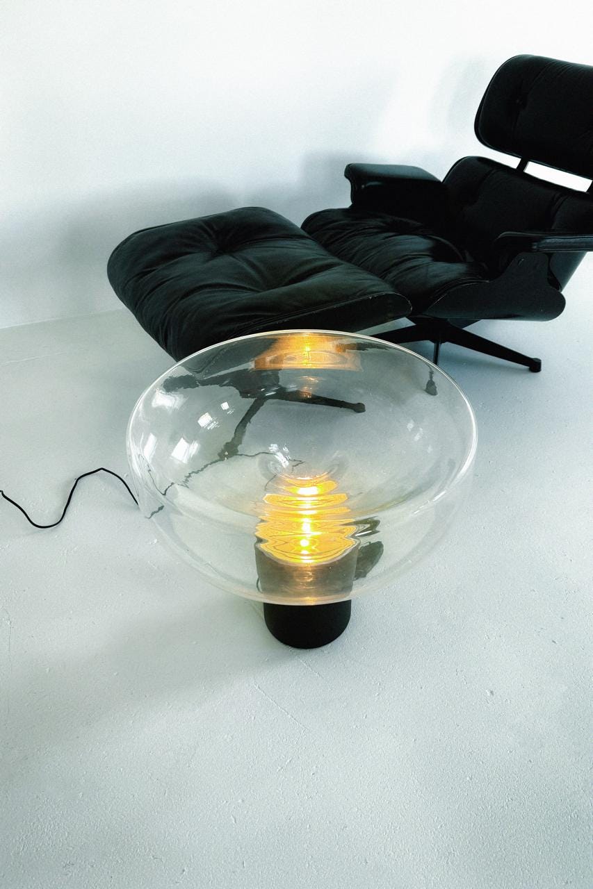 Large Aella 50 Lamp by Noti Massari & Renato Todo for Leucos, 1960