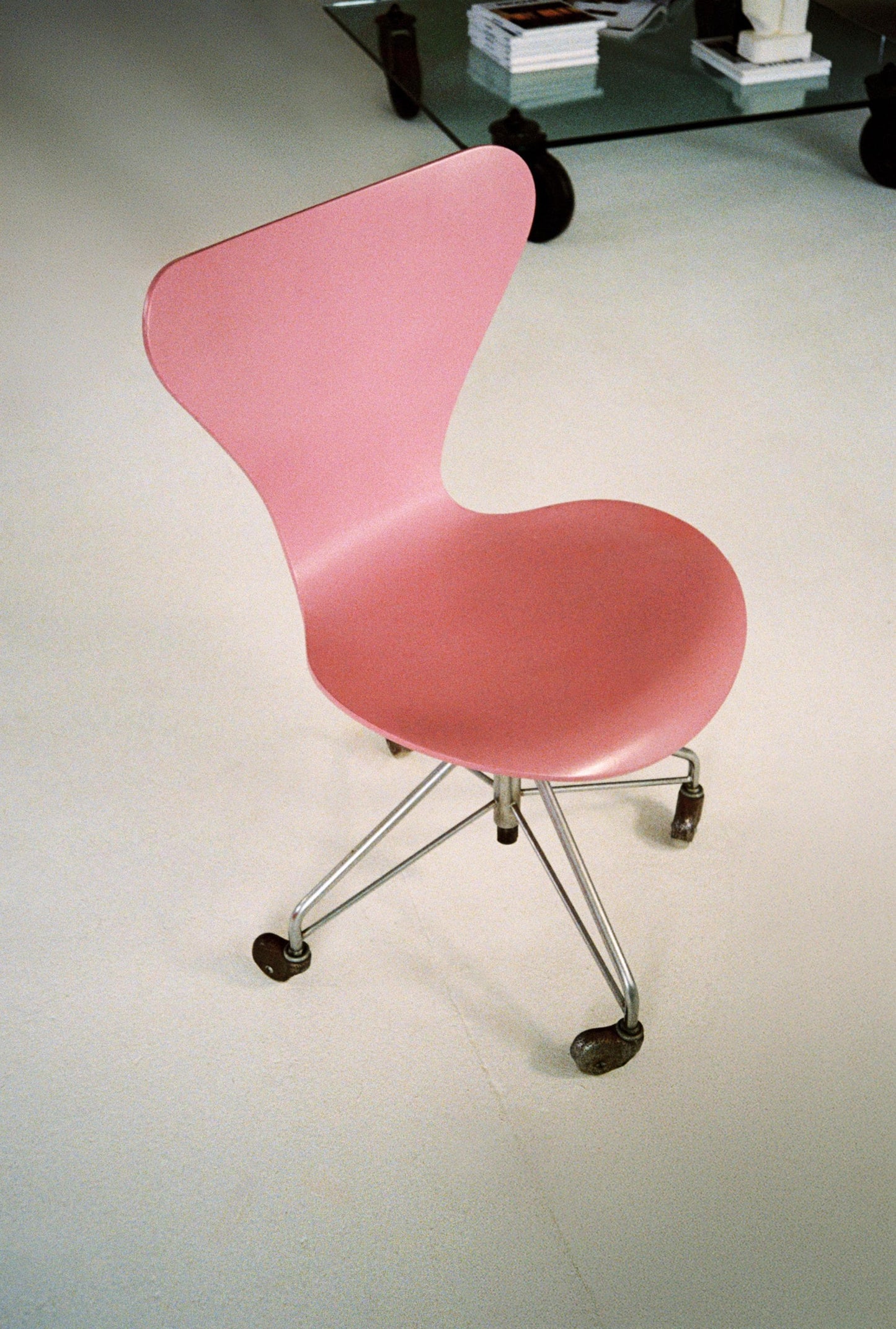 Rare 3117 Swivel Chair by Arne Jacobsen for Fritz Hansen, 1970, Danish Modern Icon