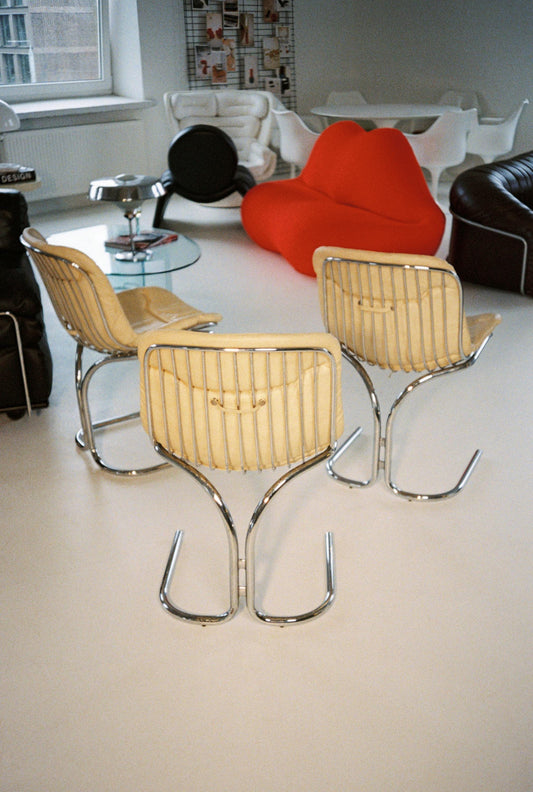 Gastone Rinaldi Cantilever Chair for Rima, Italy, 1970s