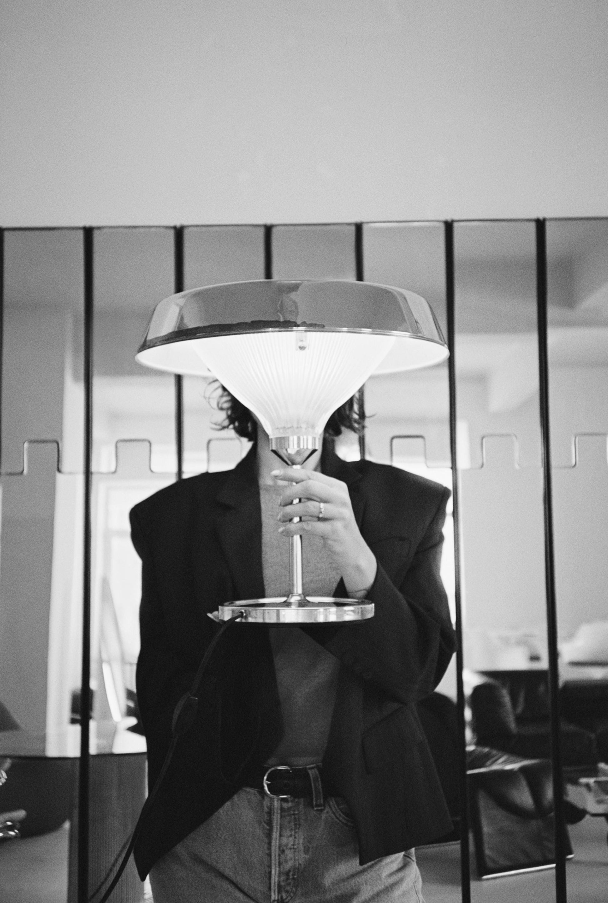 BBPR “Babele” Table Lamp for Artemide, Italy, 1960s