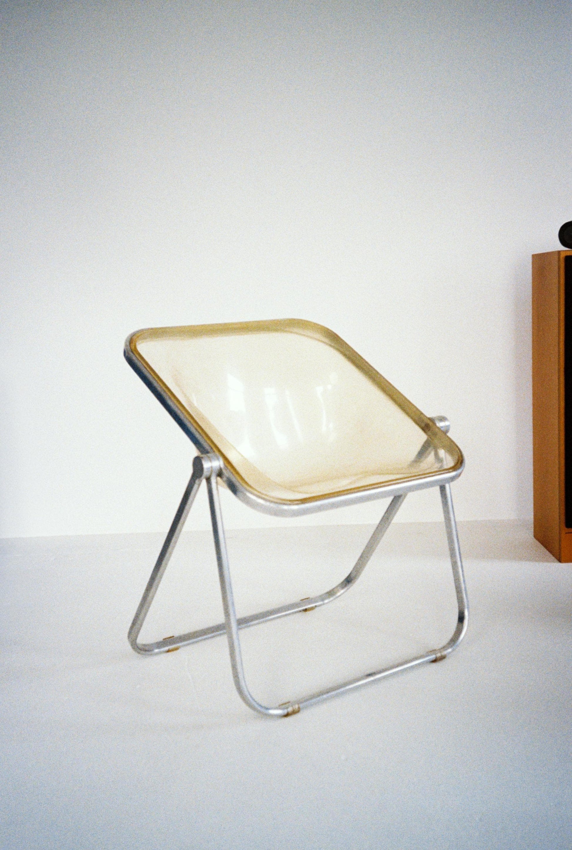 Giancarlo Piretti “Plia” Chair for Anonima Castelli, 1967 — Smoked Polycarbonate (Price Per Chair)