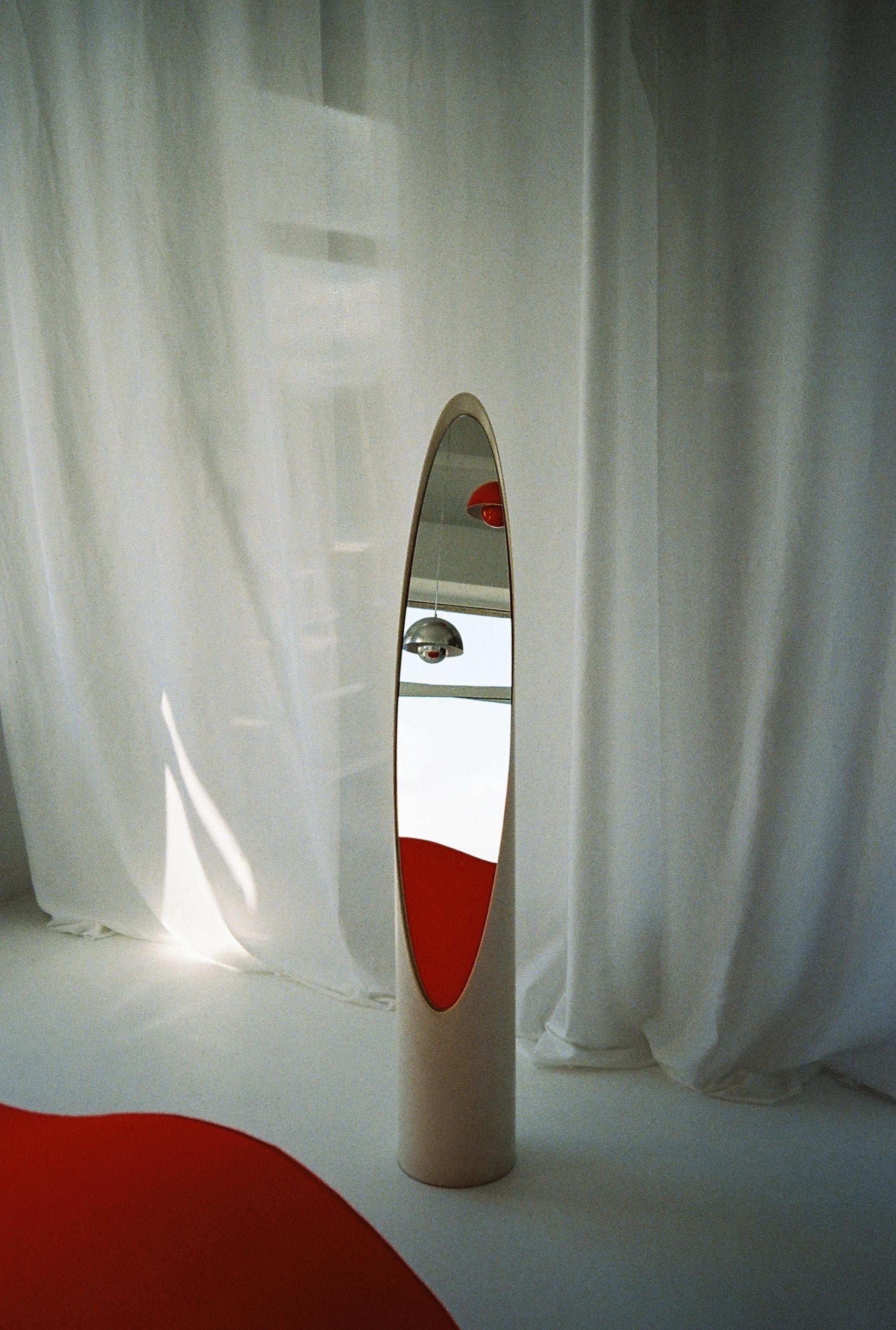 Rodolfo Bonetto “Unghia” Mirror — the Iconic Lipstick-Shaped Space-Age Design