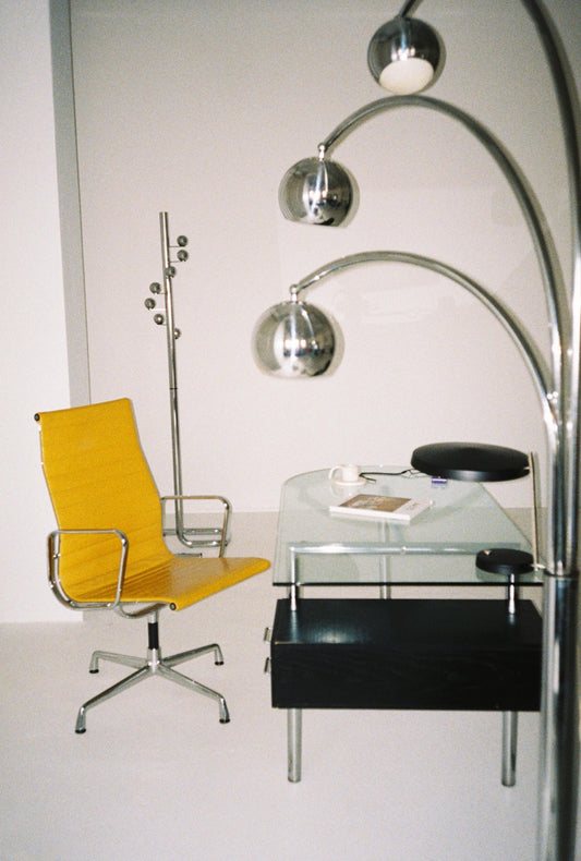 Vintage Goffredo Reggiani Arc Floor Lamp, Italian Chrome Floor Lamp, 3 Arm Mid Century Modern Lamp, Marble Base Lighting