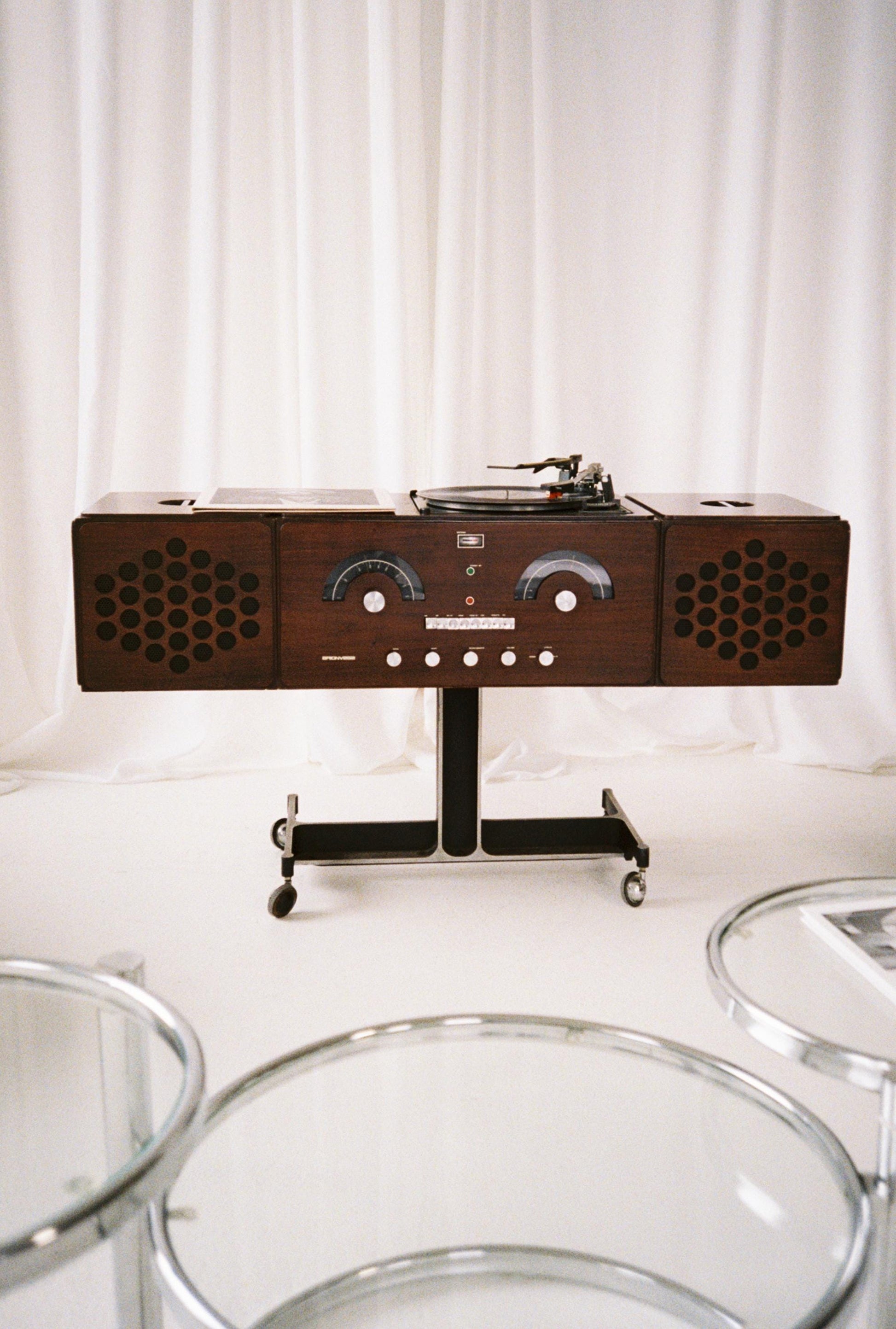 Brionvega RR-126 Stereo System by Achille & Pier Giacomo Castiglioni, 1966, Italian Design Icon
