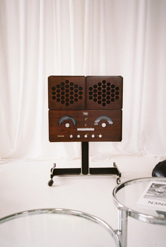 Brionvega RR-126 Stereo System by Achille & Pier Giacomo Castiglioni, 1966, Italian Design Icon