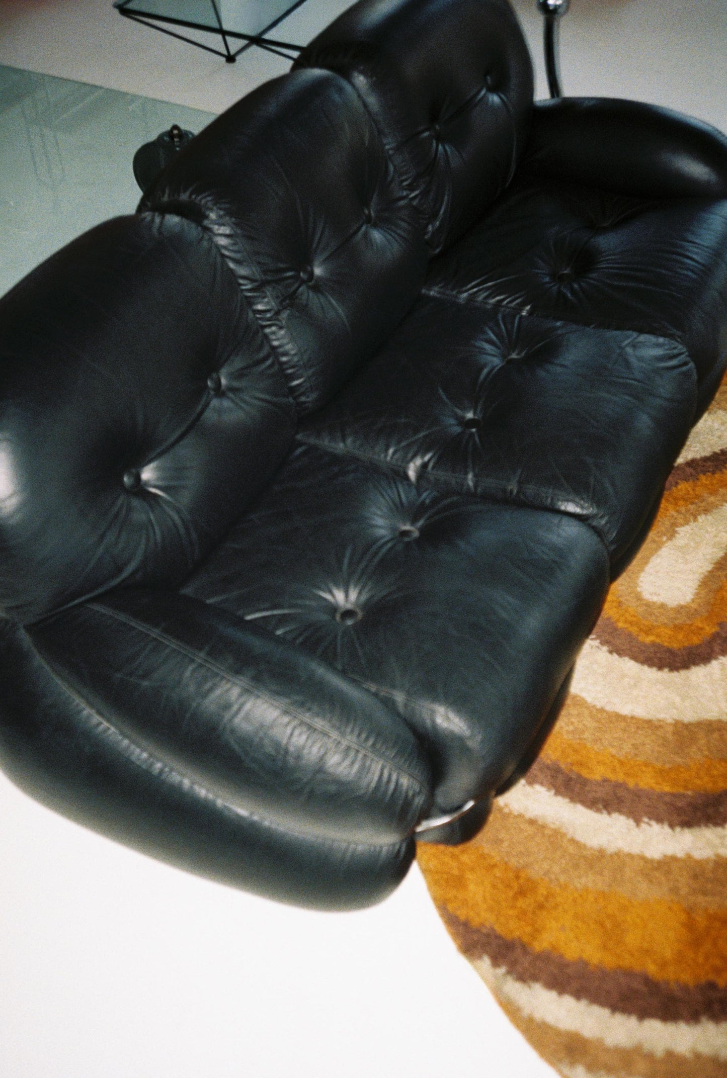 Complete “Okay” Seating Set by Adriano Piazzesi, 1970, Sofa & Pair of Chairs, Sculptural Italian Design
