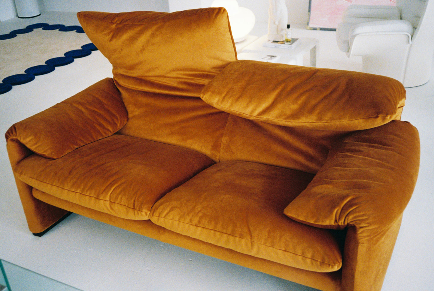 Maralunga sofa by Vico Magistretti for Cassina, 1973