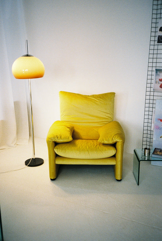 Maralunga armchair by Vico Magistretti for Cassina, 1973