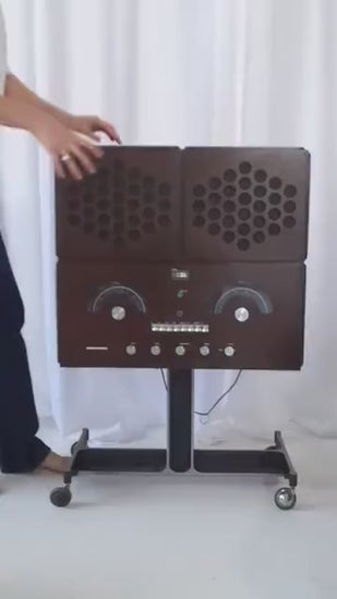 Brionvega RR-126 Stereo System by Achille & Pier Giacomo Castiglioni, 1966, Italian Design Icon